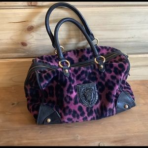 Juicy Couture Pink Leopard Print Purse
